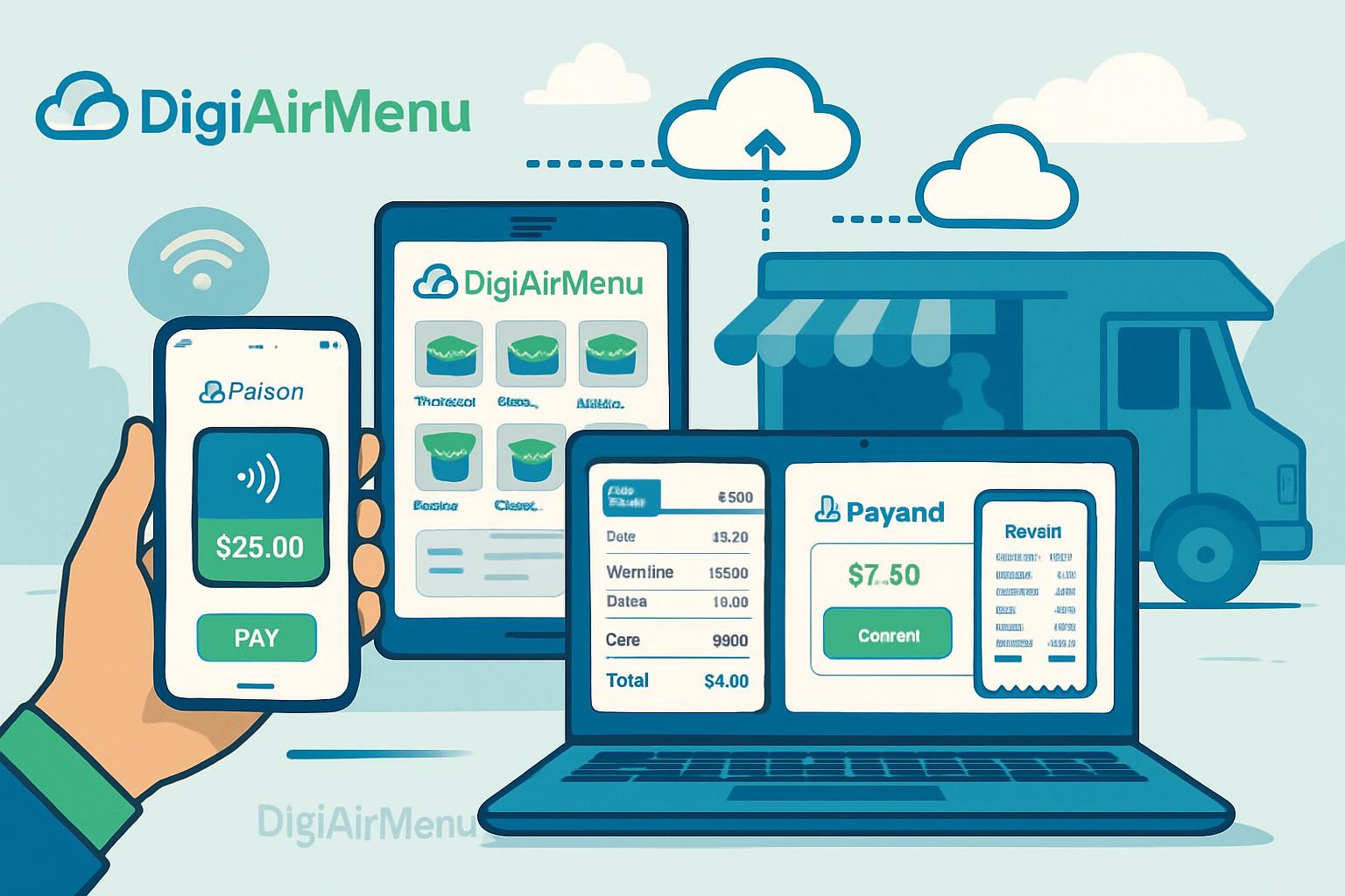 All-in-one POS system on multiple devices